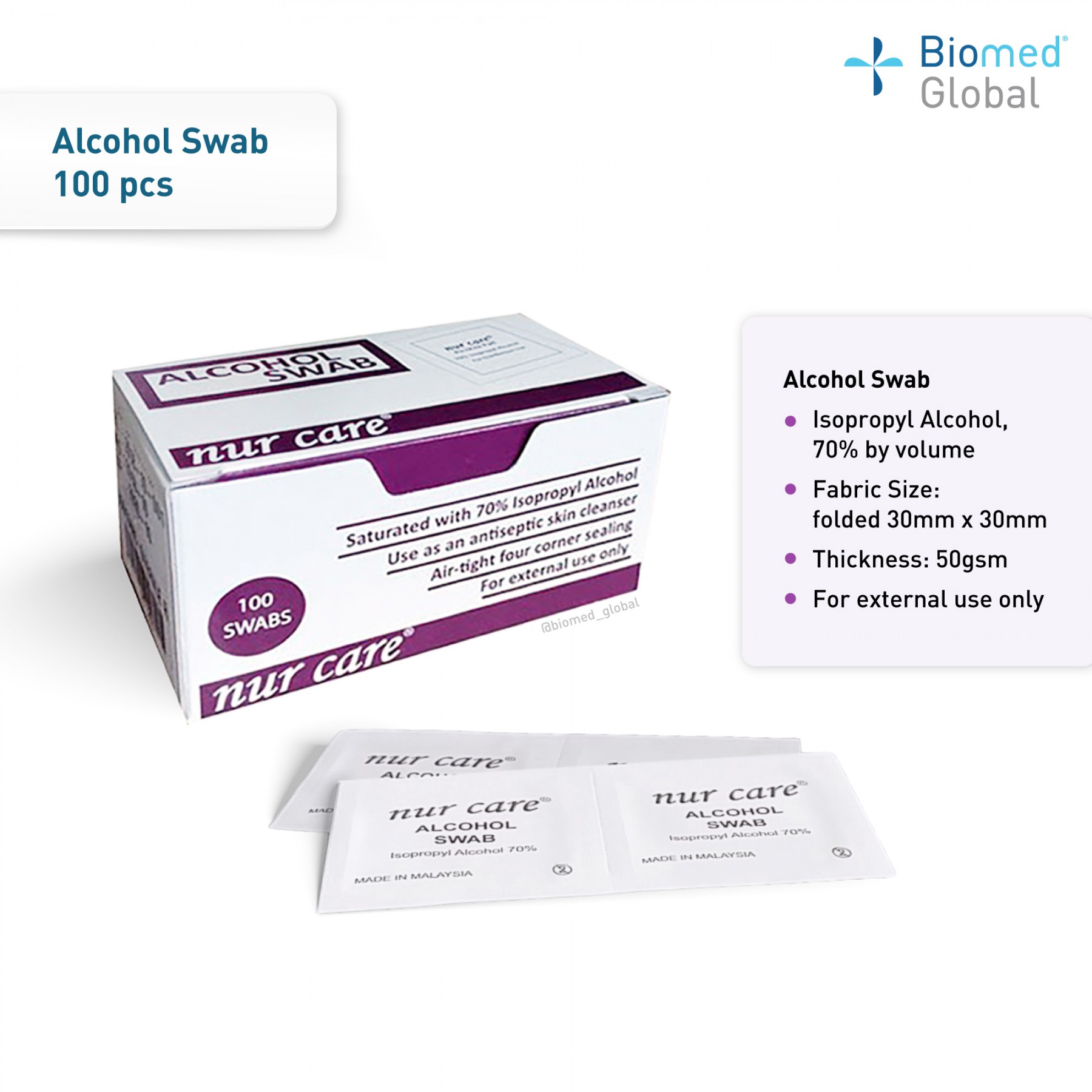 PRODIGY POCKET Blood Glucose Meter Kit, FREE with 100’s Blood Lancet & 100’s Alcohol Swab (BUNDLE PACKAGE)