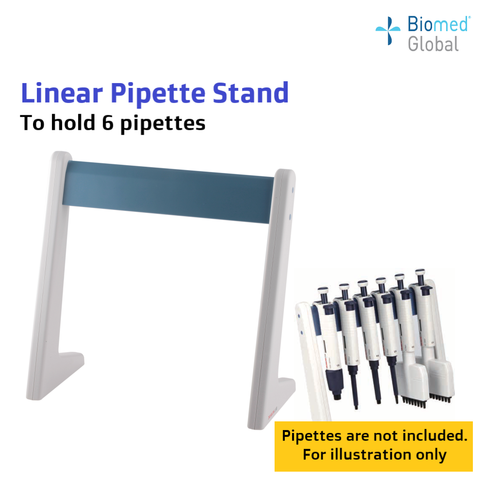 DLAB Linear Pipette Stand, For 6 Pipettes